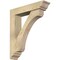 Ekena Millwork Legacy Traditional Rough Sawn Bracket w/ Offset Brace, Douglas Fir, 6"W x 26"D x 30"H BKT0604X26X30LEC01RDF - alternate 1